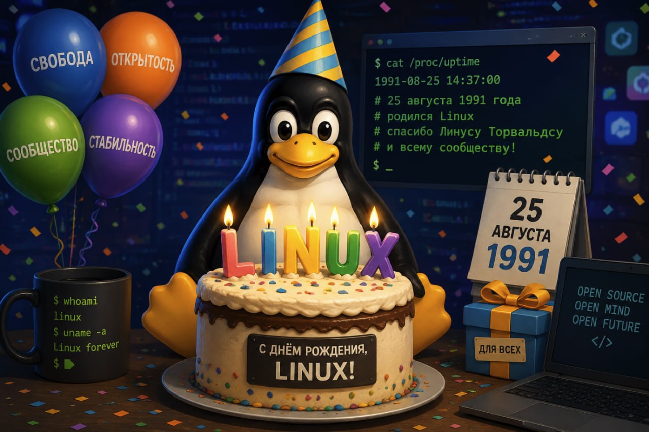 35 лет со дня первого упоминания Linux