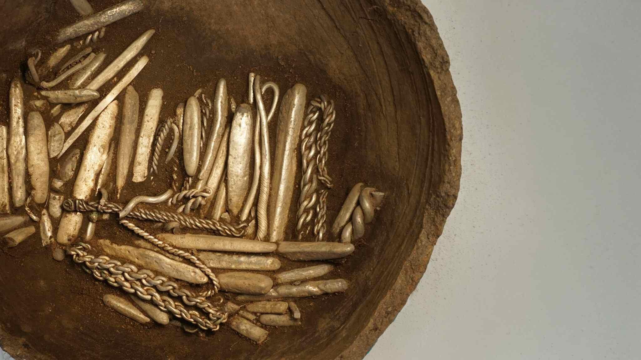 Датчанин нашел рекордный клад викингов весом 18 кг