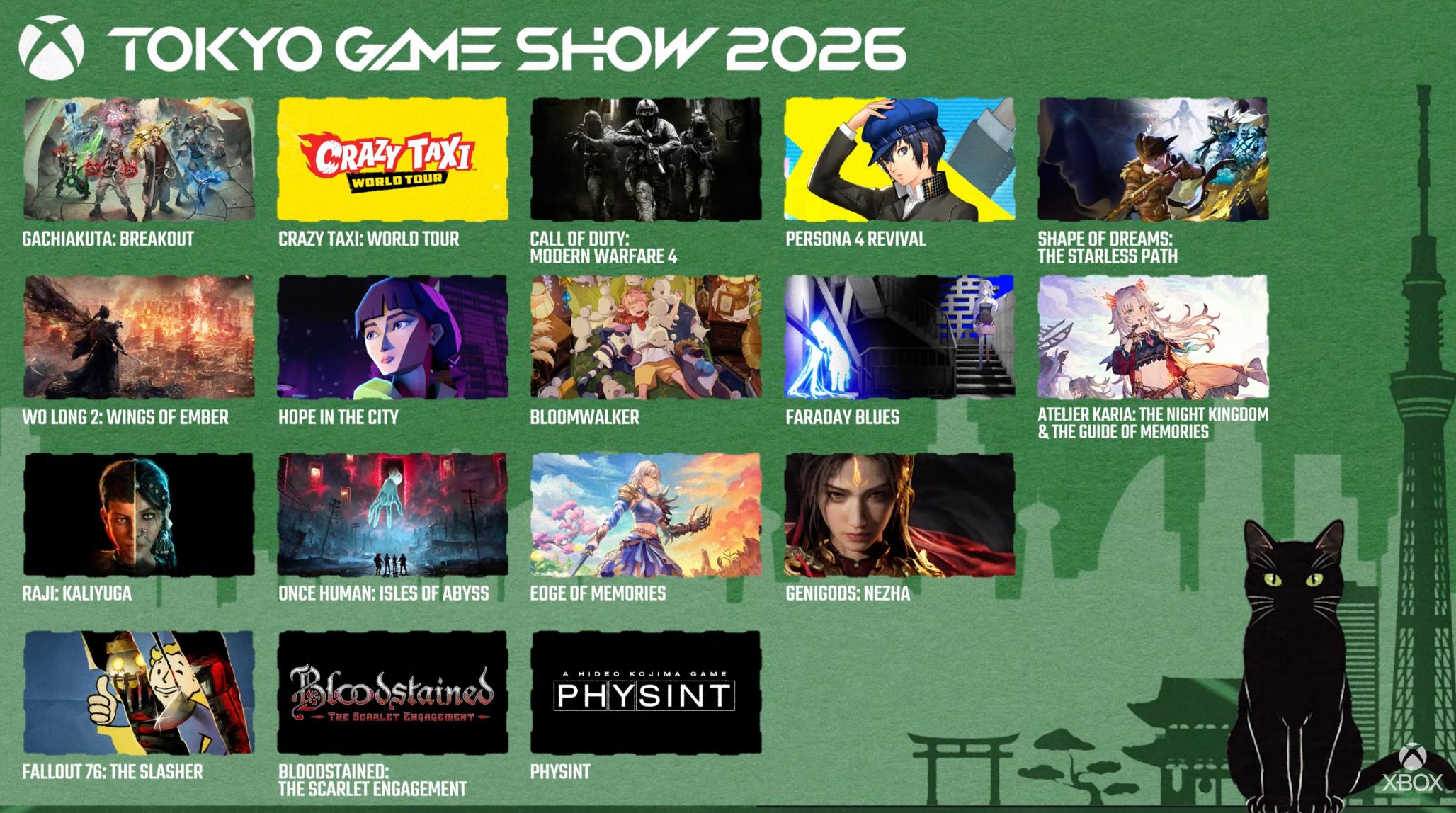 Анонсы и трейлеры презентации XBOX на Tokyo Game Show