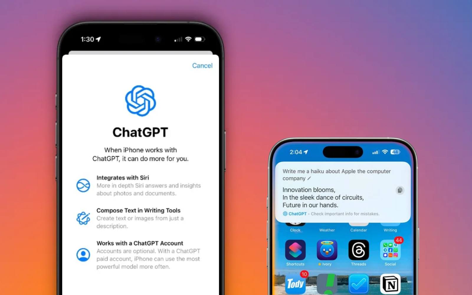OpenAI разочарована результатами интеграции ChatGPT в Apple Intelligence