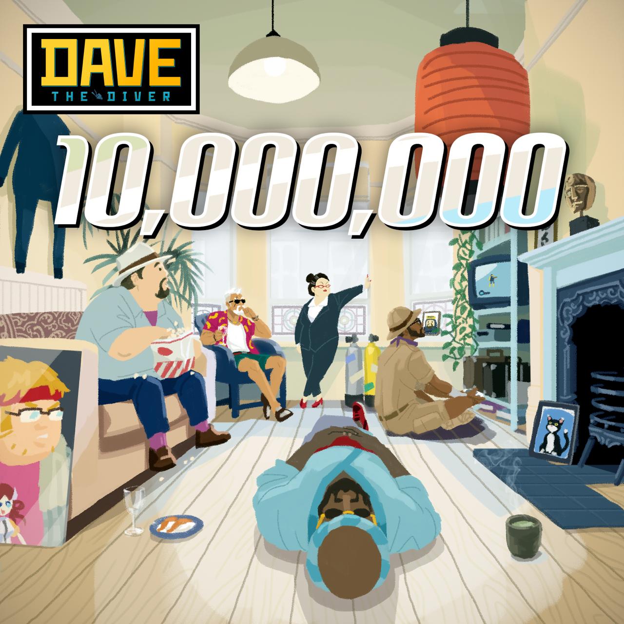 Dave the Diver разошлась тиражом 10 миллионов копий, выйдет на iOS и Android