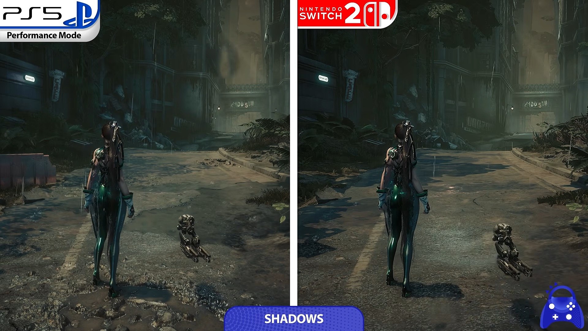 Сравнение графики Stellar Blade на Switch 2 и PS5