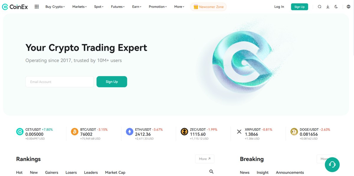Криптобиржа CoinEx объявила о закрытии