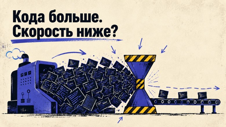 ИИ ускоряет написание кода, но не ускоряет разработку продукта