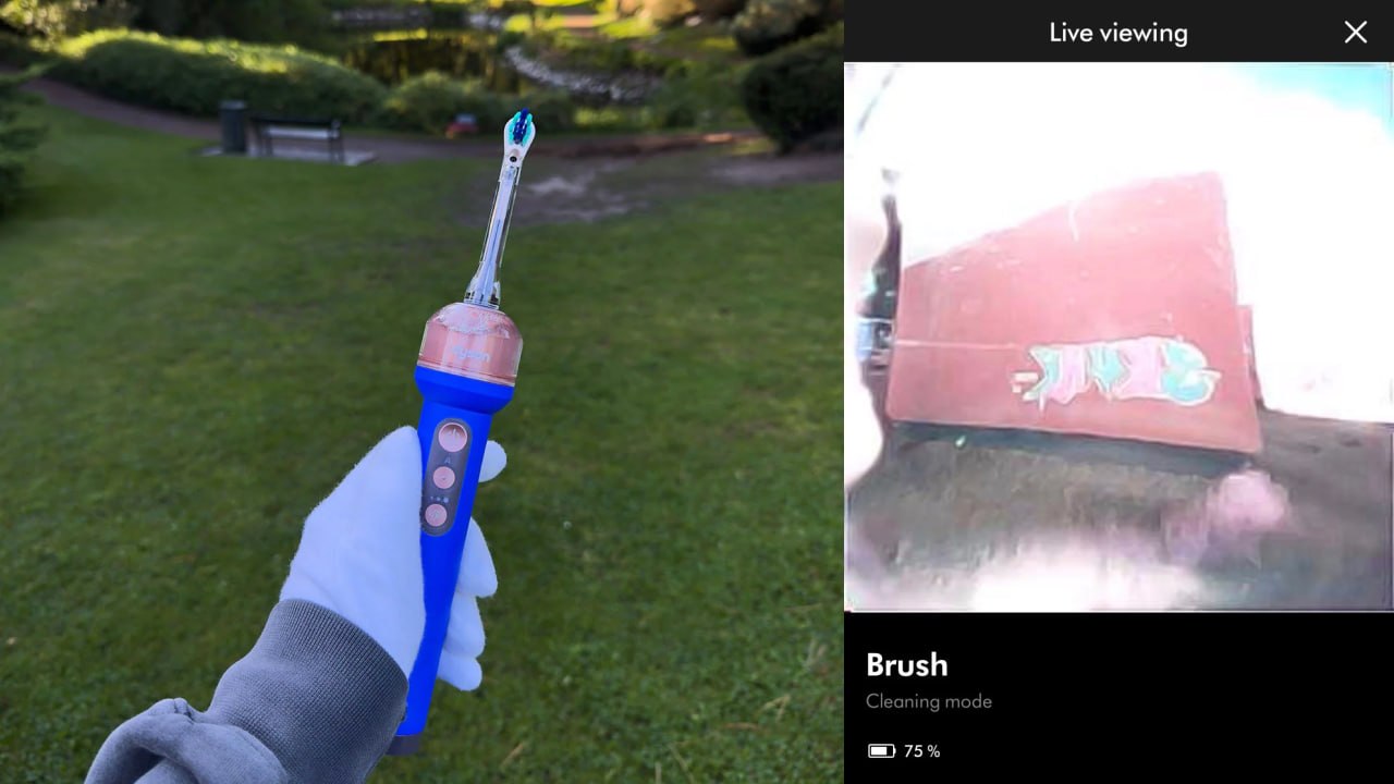 Фотограф использовал зубную щетку Dyson CameraJet для уличной съемки