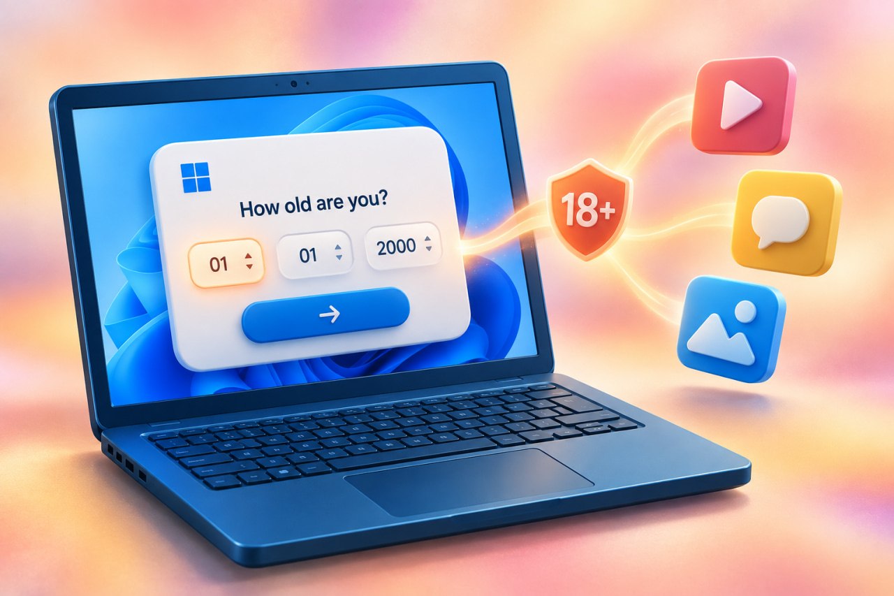 Windows 11 внедряет API для проверки возраста пользователей