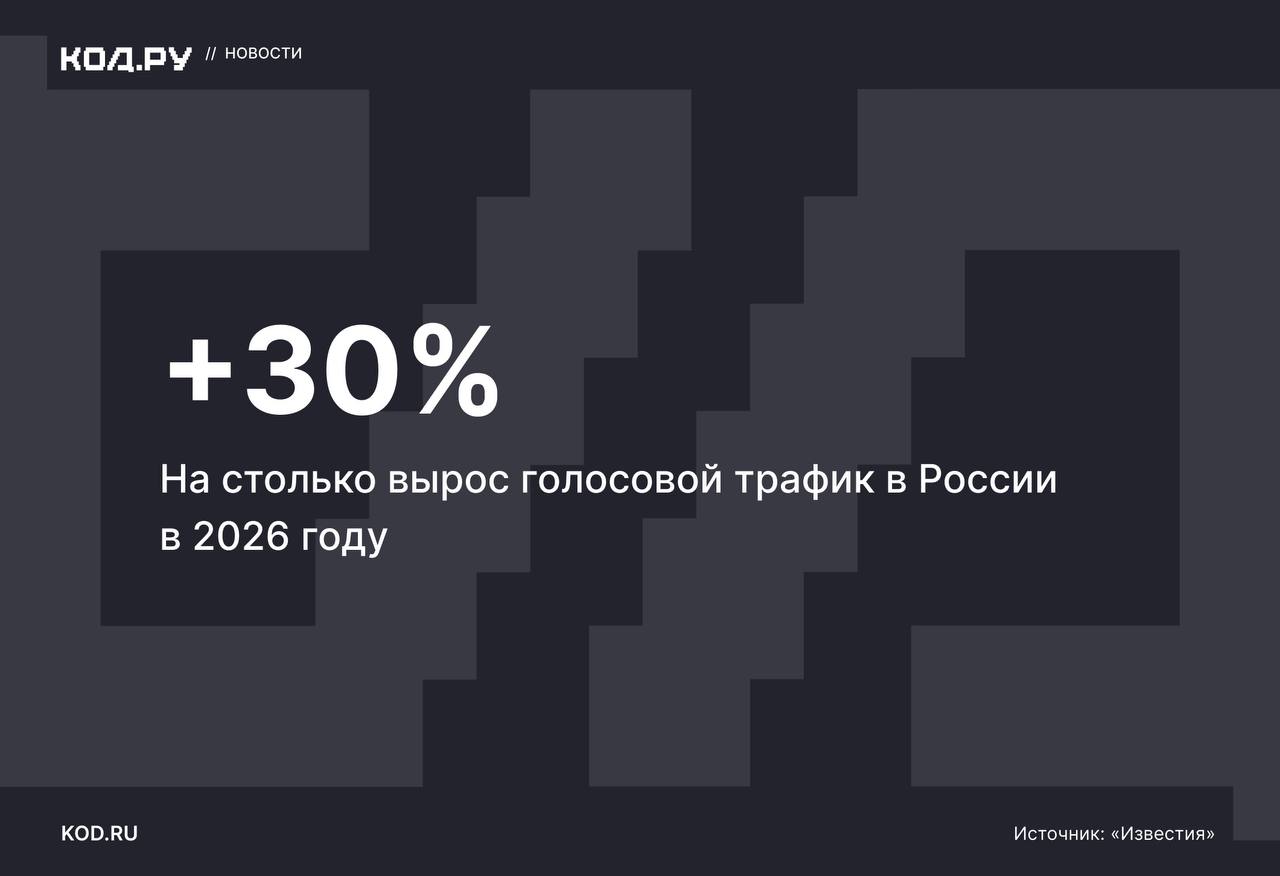 Рост голосового трафика в России