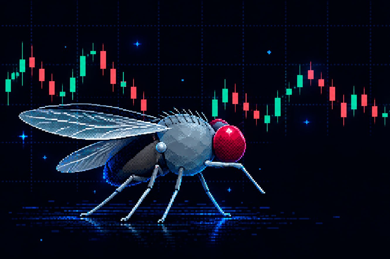 Разработчик подключил нейроны мухи-дрозофилы к торговле BTC