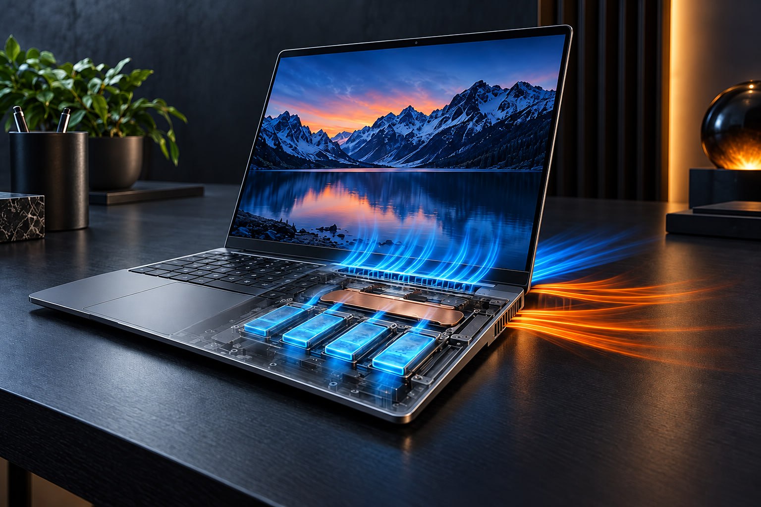 Lenovo представила концепт ноутбука Project AeroBlade с охлаждением AirJet