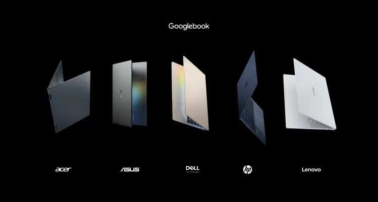 Google анонсировала линейку ноутбуков Googlebook на базе Android