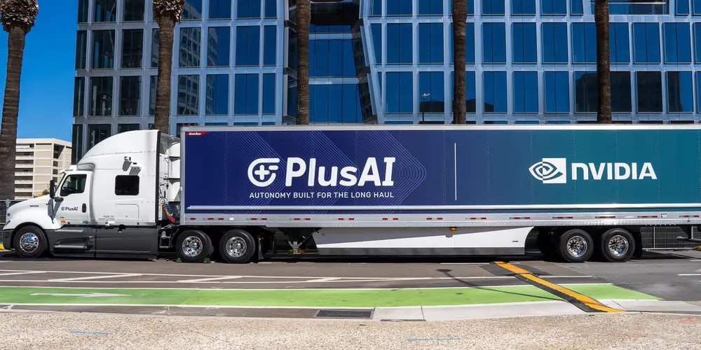 Кража прицепов PlusAI с песком вместо чипов Nvidia