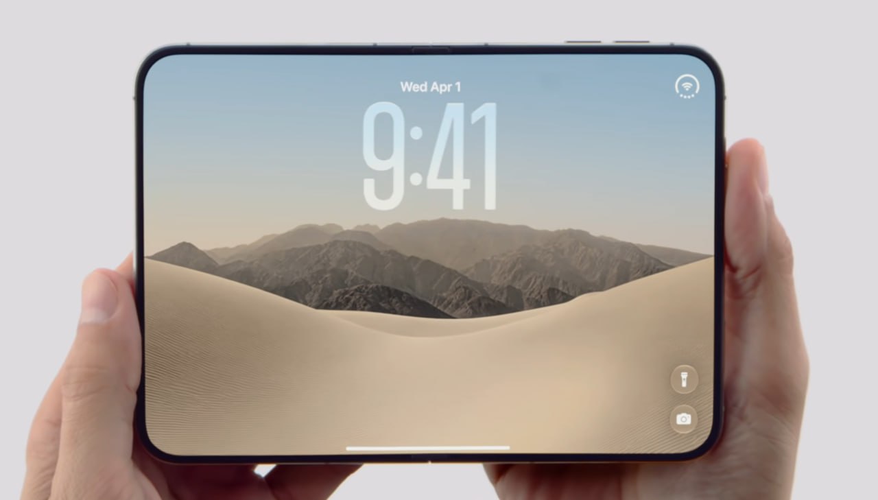 Apple представила концепт складного iPhone Duo