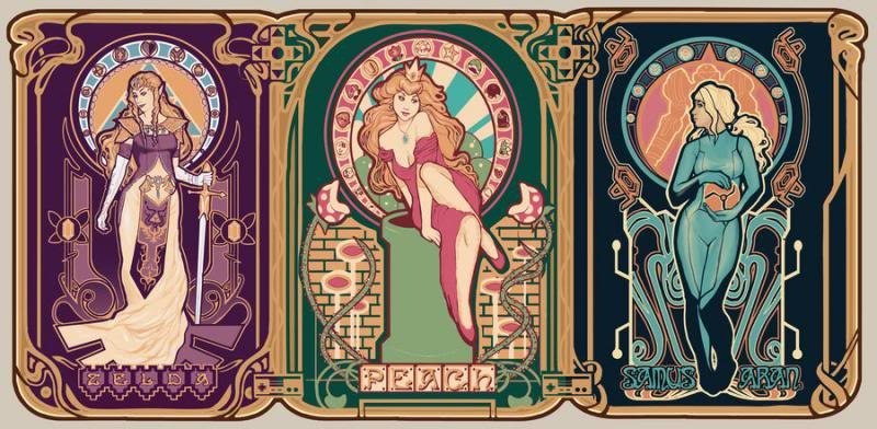 Art Nouveau meets Nintendo