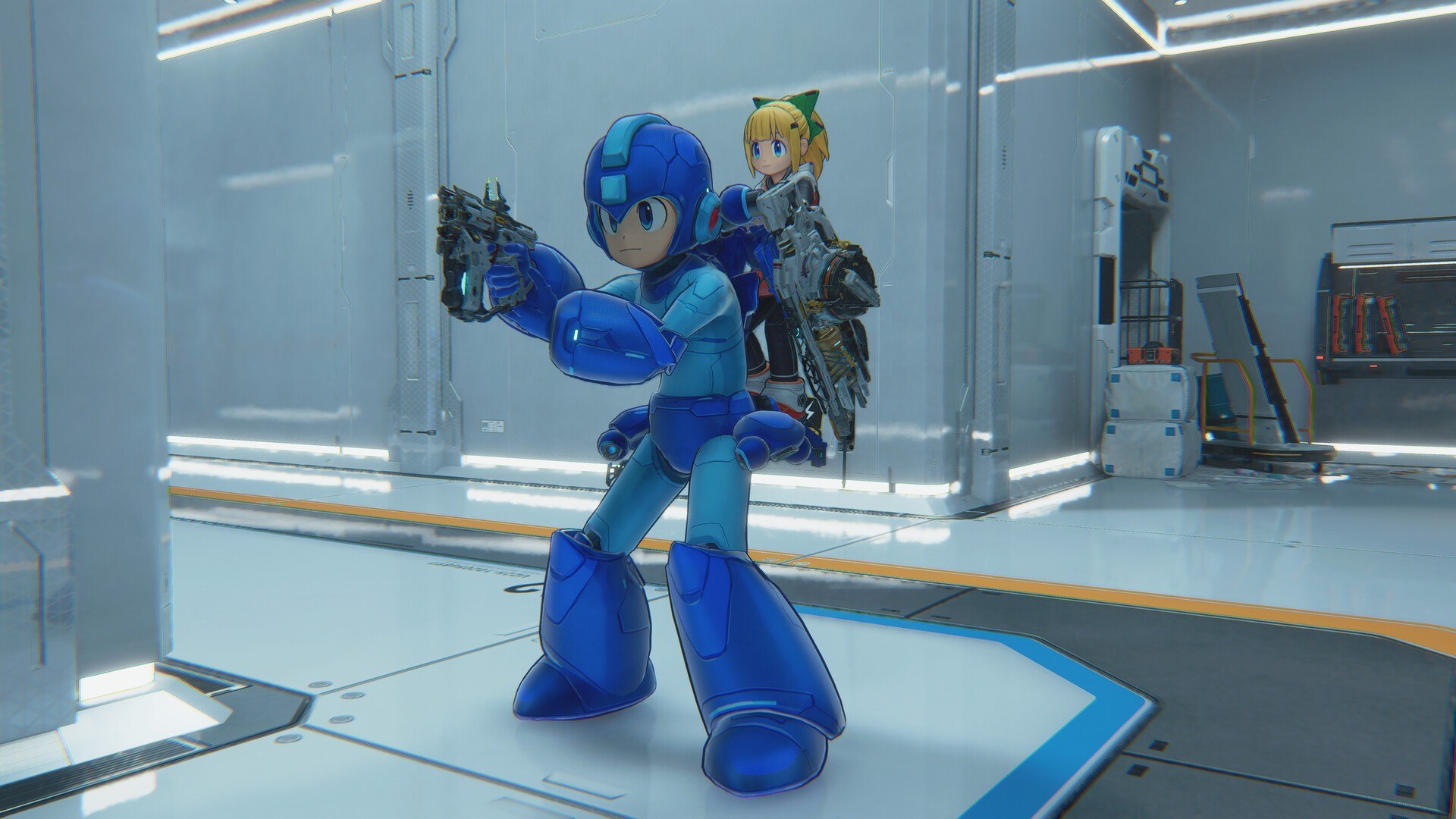 Бесплатное DLC Mega Man для игры Pragmata
