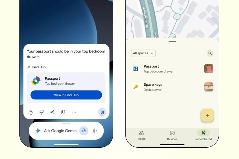 Google внедряет функции поиска вещей и улучшения доступности в Android 16