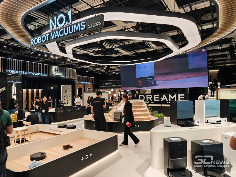 Новинки Dreame на выставке IFA 2026
