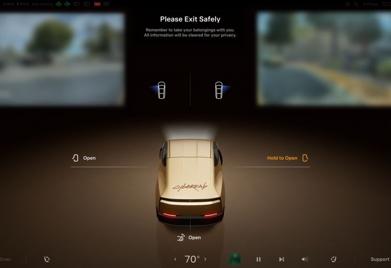 Акции Tesla упали на 6% после презентации Cybercab