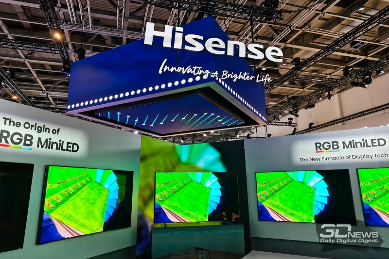 Новинки Hisense на выставке IFA 2026