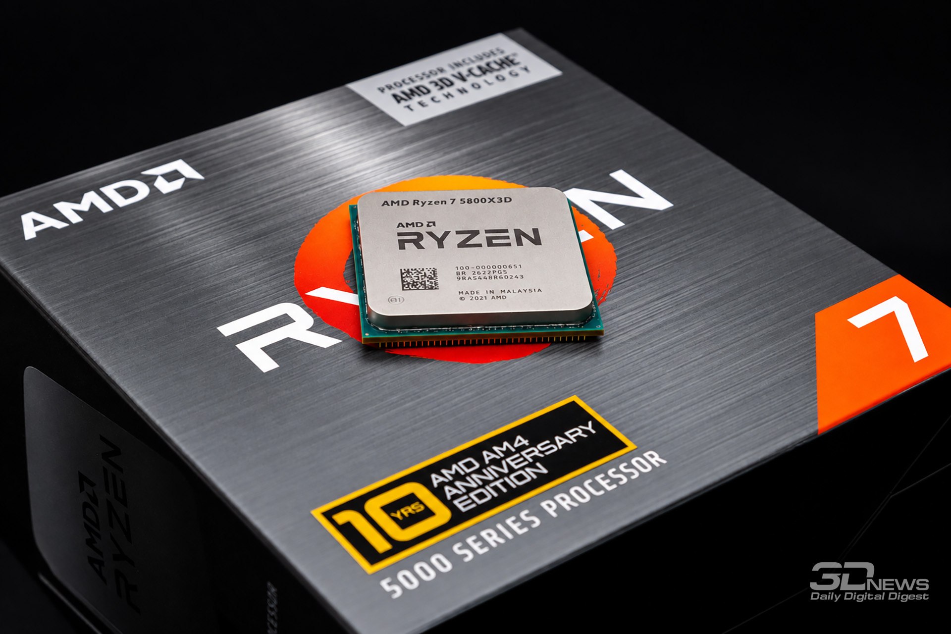 Обзор Ryzen 7 5800X3D 10th Anniversary Edition