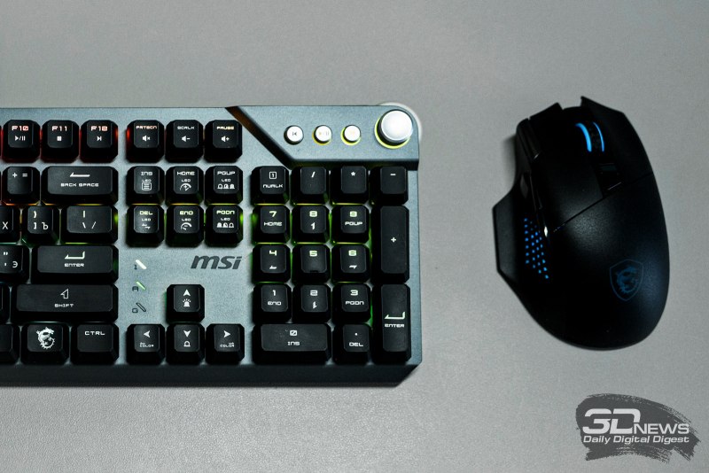 Новинки периферии от MSI: клавиатура STRIKE 600 Silent и мышь VERSA PRO Wireless