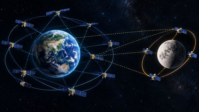 Китай предложил использовать Луну для навигации спутников BeiDou-3