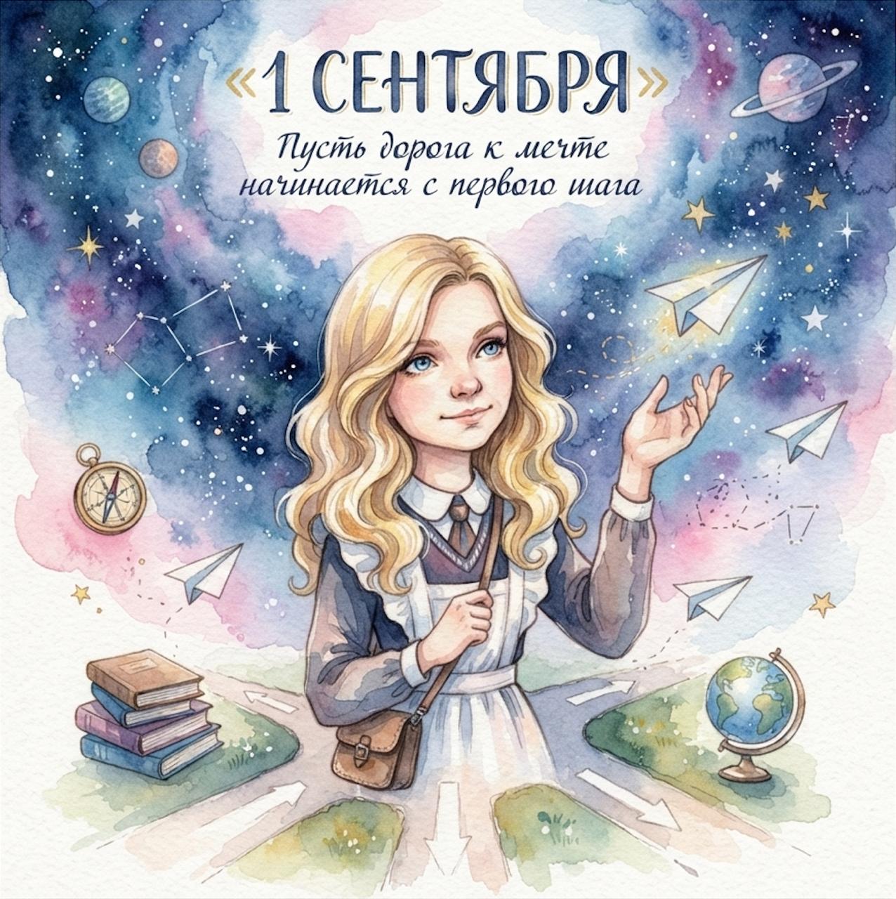 7 промптов для создания тематических открыток к 1 сентября