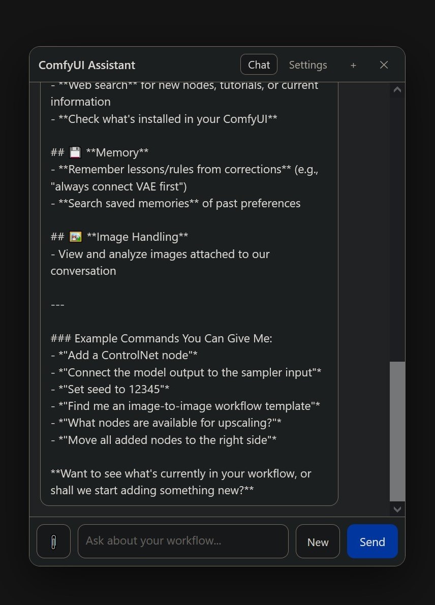 ComfyUI_Assistant: AI-ассистент для управления рабочими процессами в ComfyUI