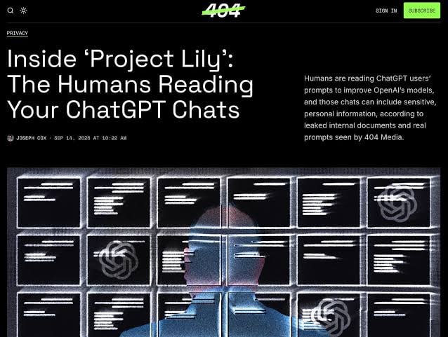 Подрядчики OpenAI анализируют диалоги пользователей ChatGPT