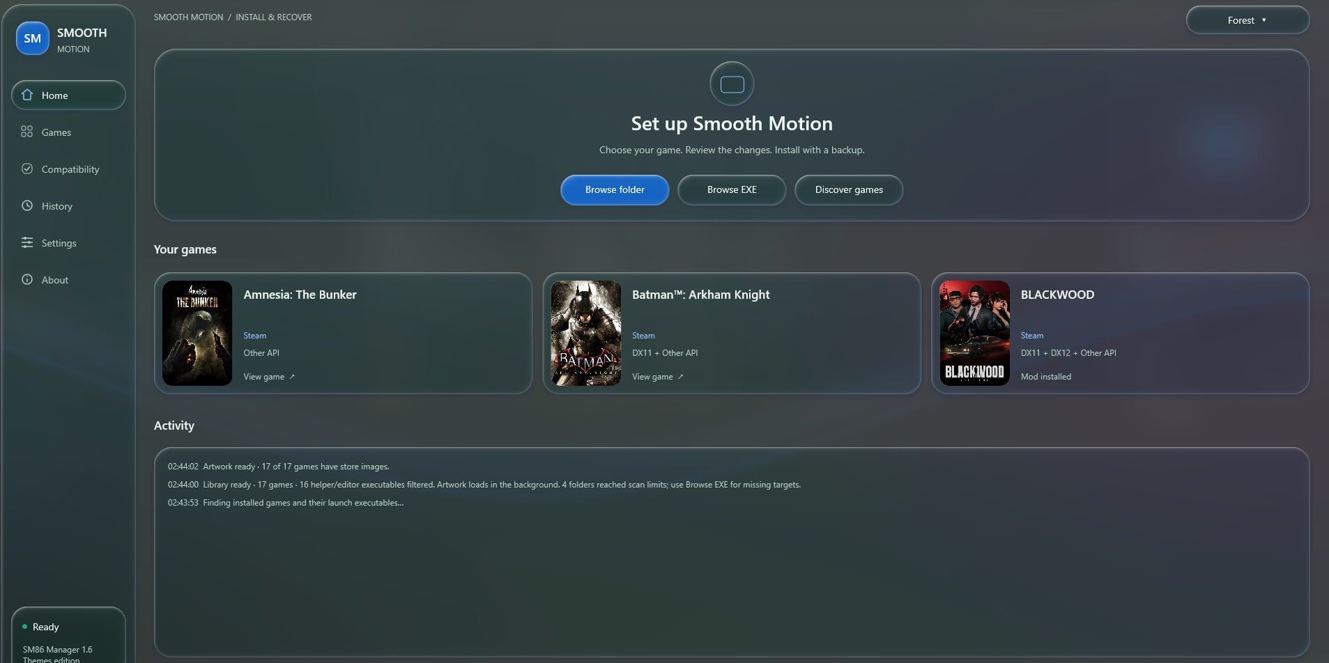 Новый способ запуска Smooth Motion на видеокартах RTX 30