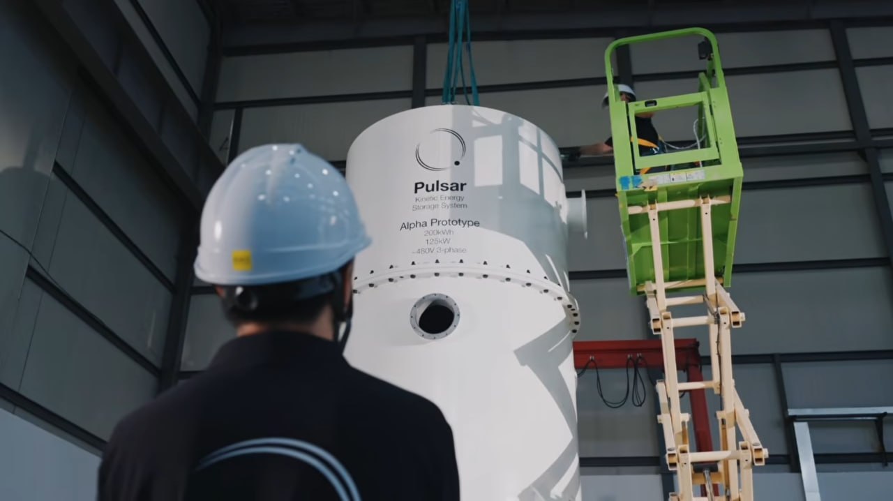 Qnetic начала испытания маховичного накопителя энергии Pulsar