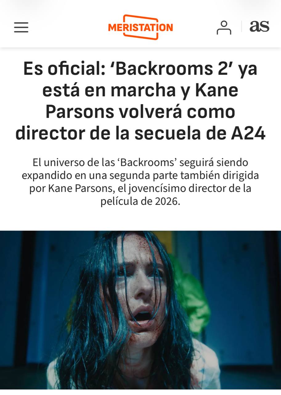 A24 анонсировала сиквел хоррора Backrooms