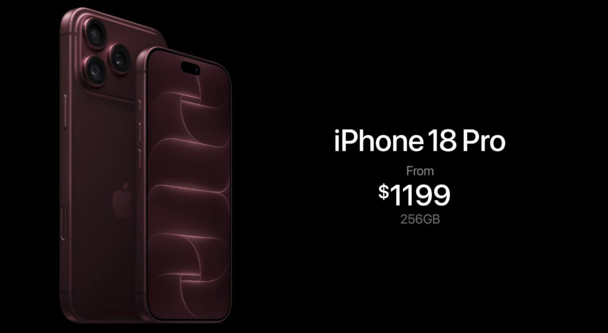 Слухи о цене iPhone 18 Pro