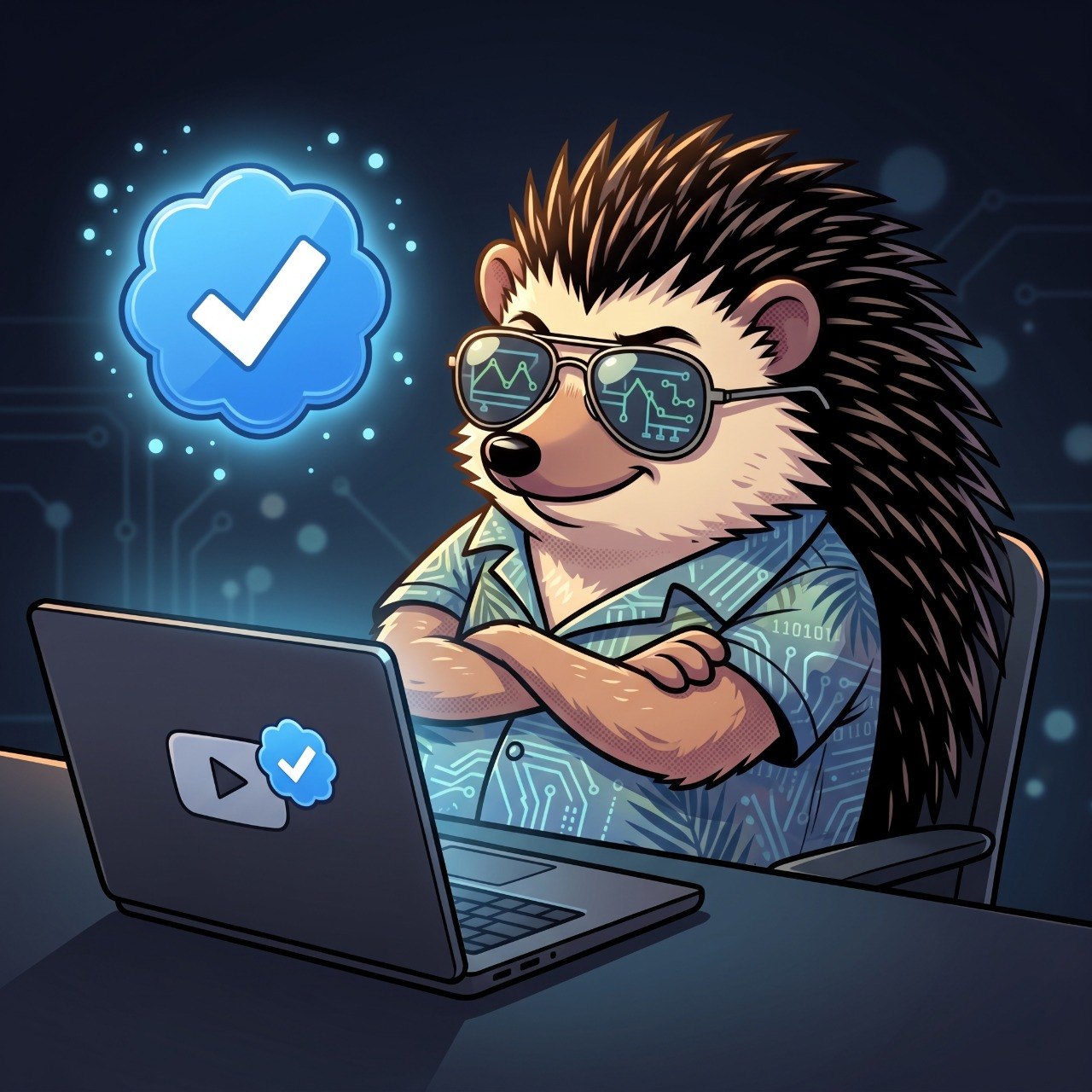 YouTube выдал верификацию каналу CyberYozh