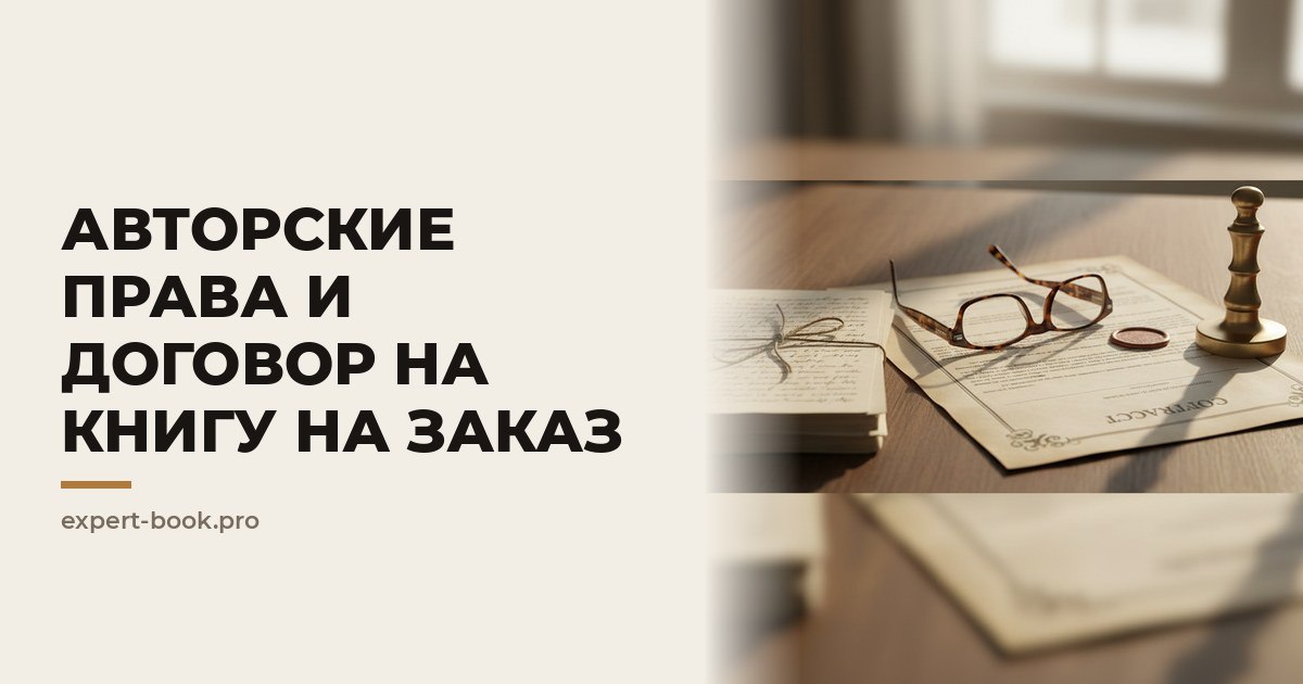 Авторские права при написании книги на заказ
