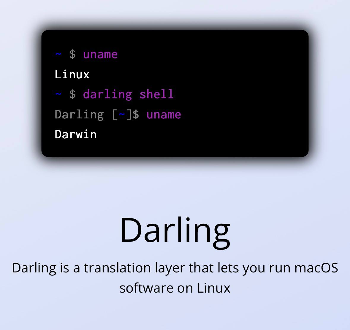 Darling: запуск macOS-приложений на Linux