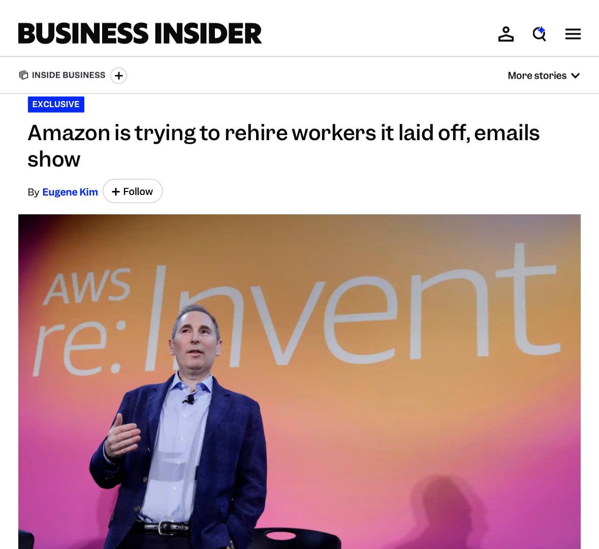 Amazon и другие компании возвращают уволенных сотрудников