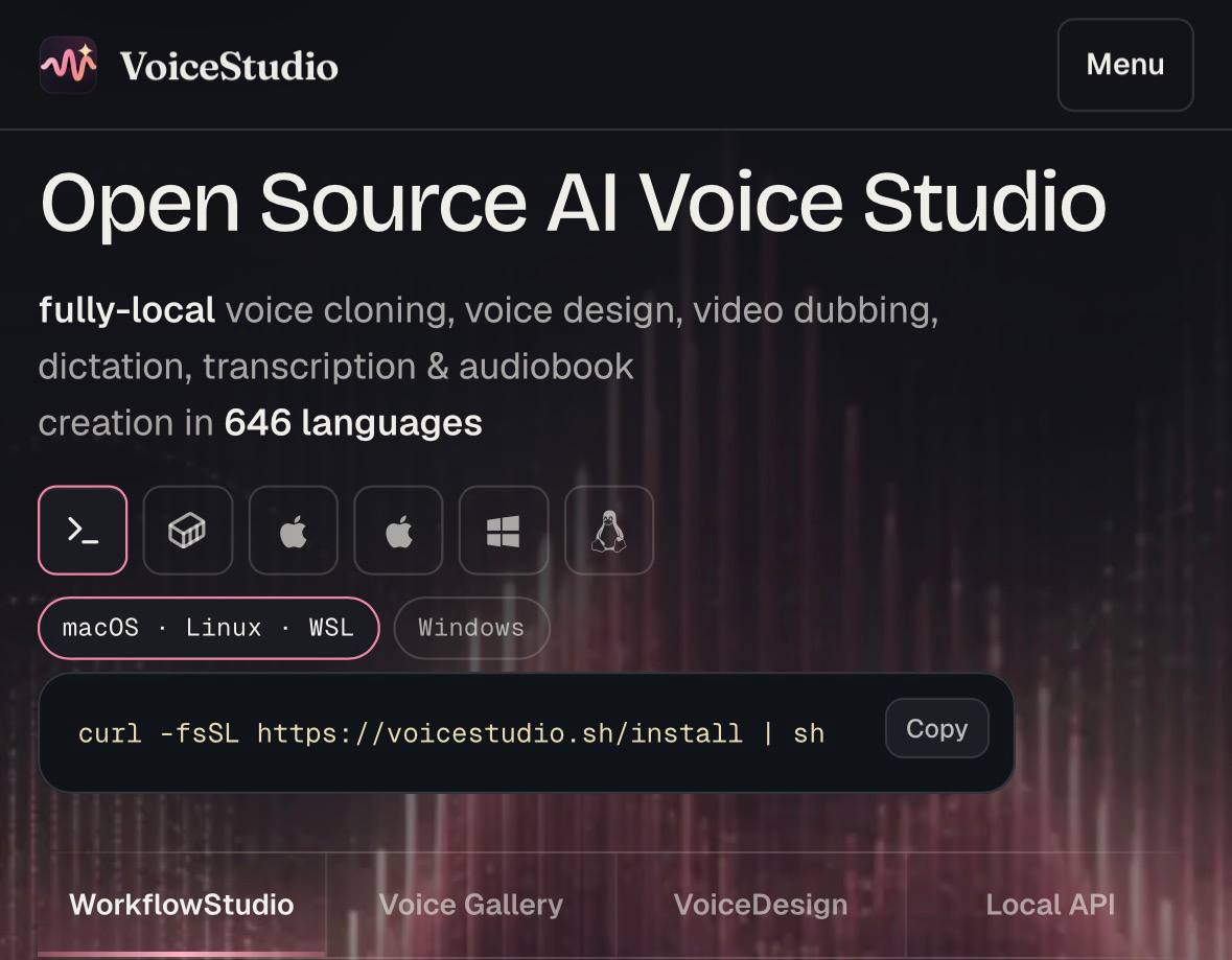 VoiceStudio: опенсорсная альтернатива ElevenLabs