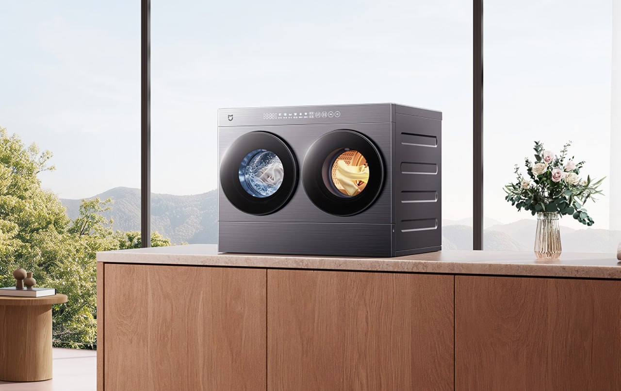 Xiaomi выпустила настольную мини-стиральную машину Mini Twin-Tub Washer-Dryer