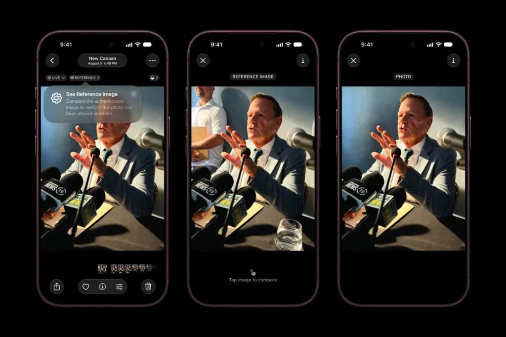 iPhone 18 Pro внедряет технологию проверки подлинности фото