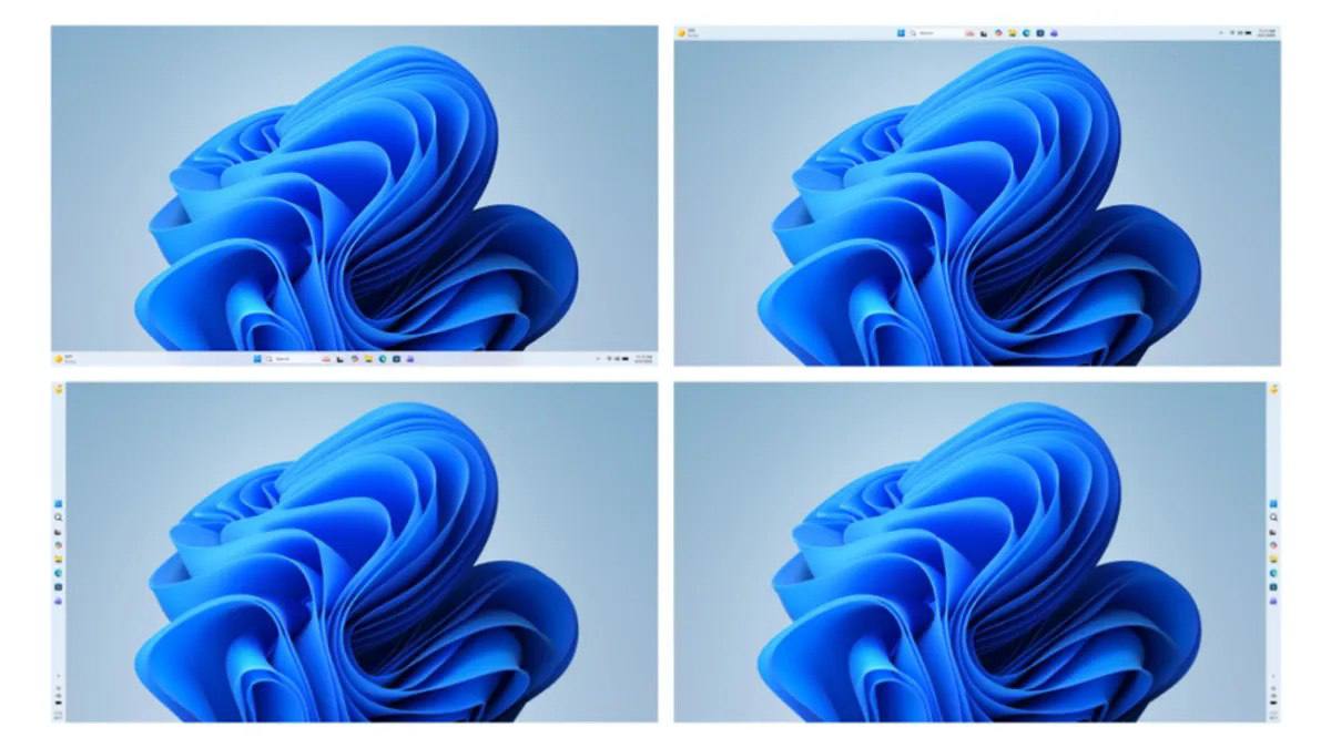 Windows 11 вернула возможность перемещения панели задач