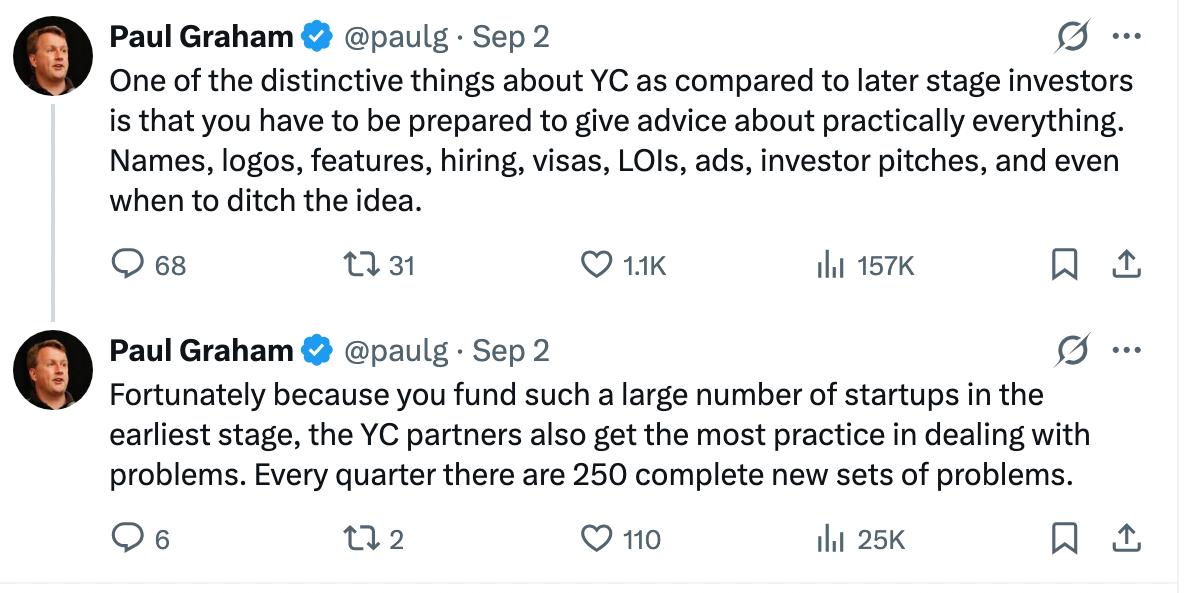 Особенности работы Y Combinator на ранних стадиях