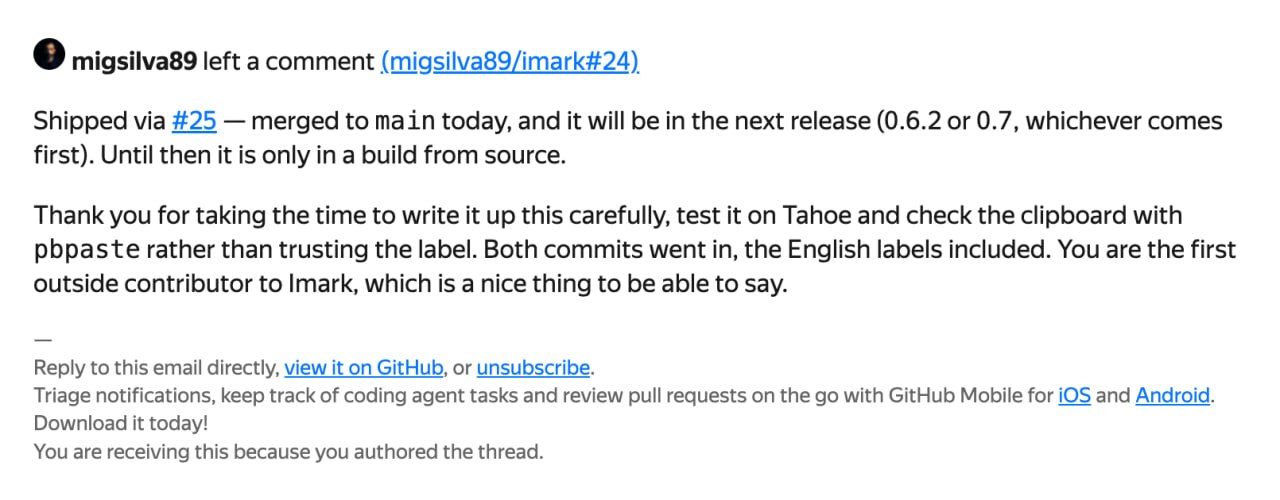 Разработчик успешно внедрил исправление в open-source проект с помощью ИИ
