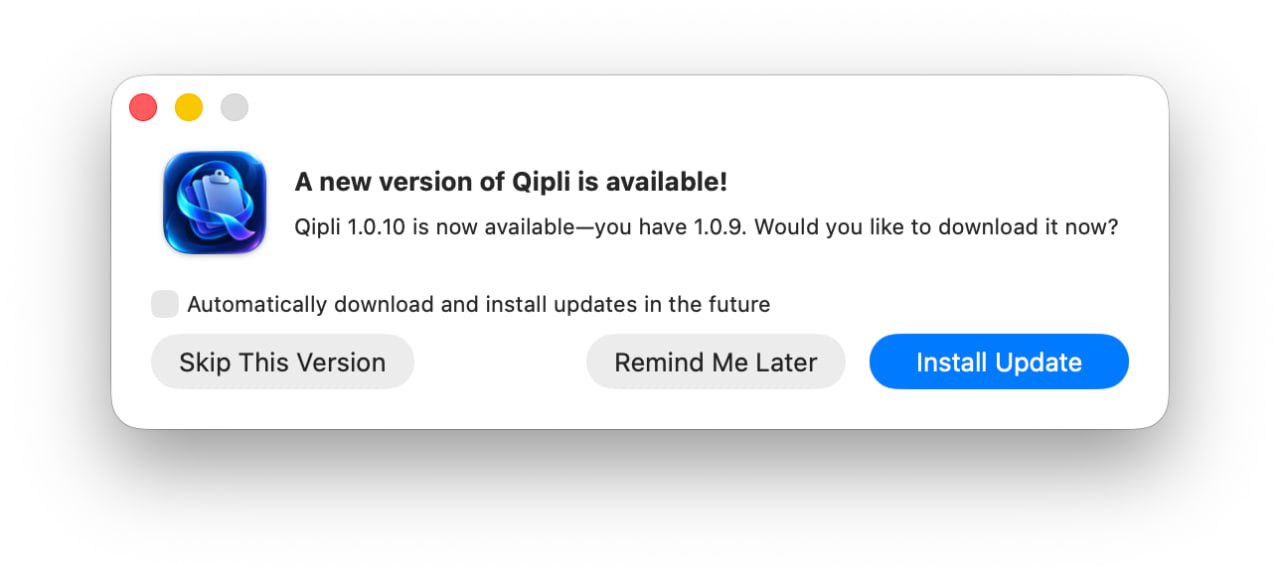 Релиз Qipli v1.0.10: добавление функции избранного