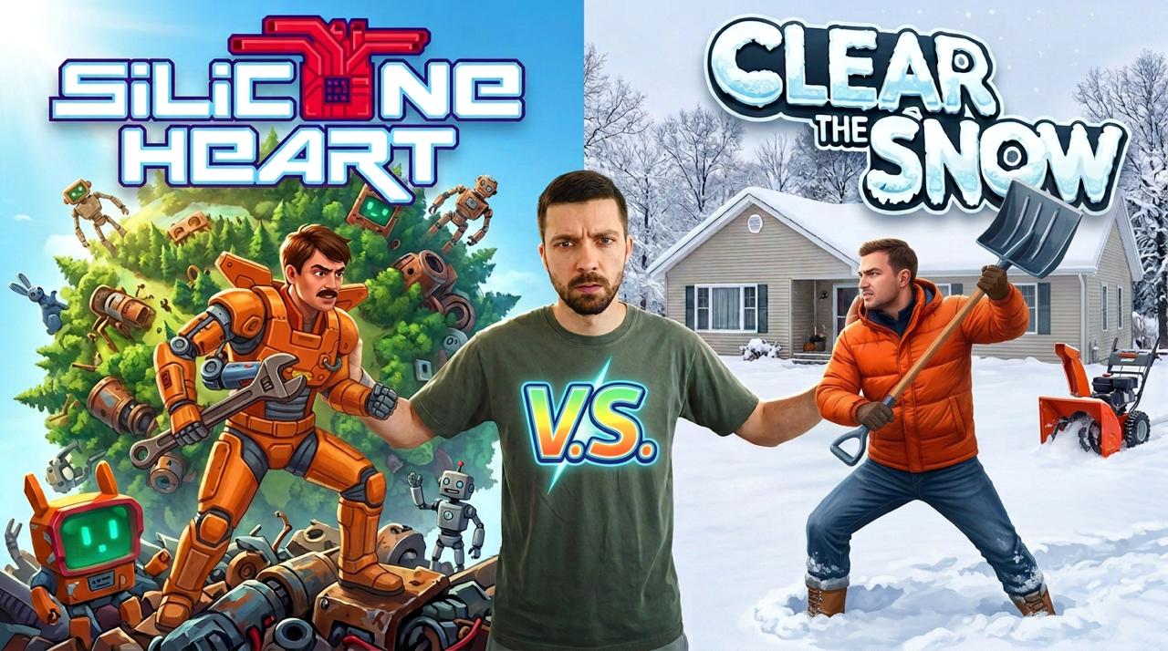 Батл инди-игр: Silicone Heart против Clear the Snow