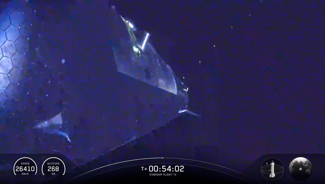 Запуск спутников Starlink V3