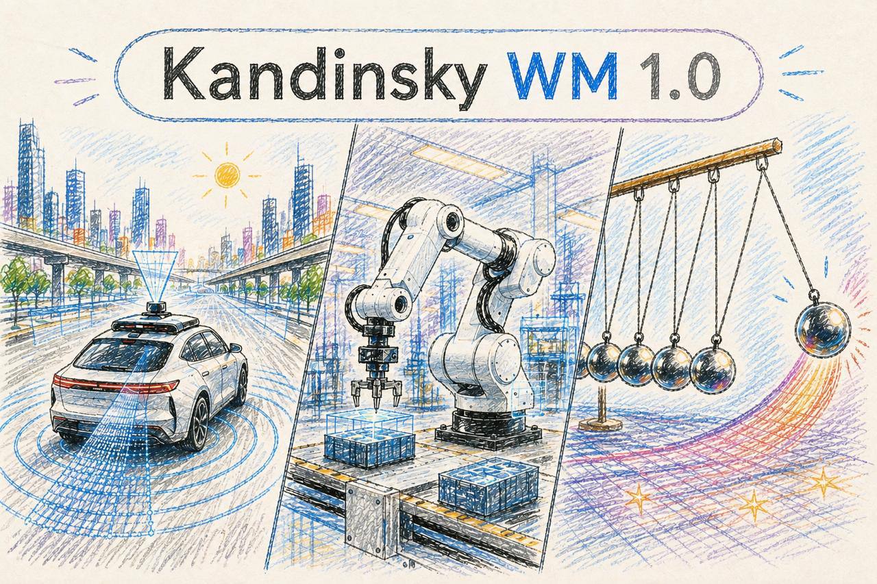 Релиз Kandinsky WM 1.0: генеративные модели для Physical AI