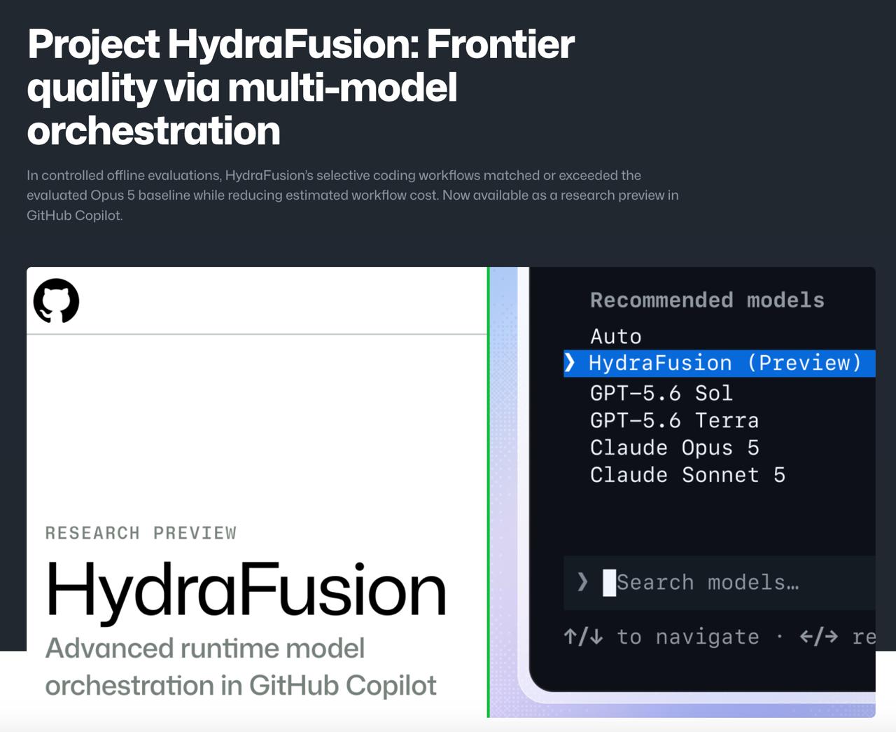 GitHub представил Project HydraFusion для оптимизации работы Copilot