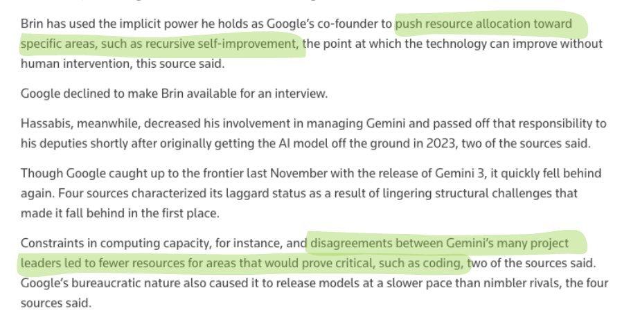 Слухи о разработке системы рекурсивного самоулучшения ИИ в Google DeepMind