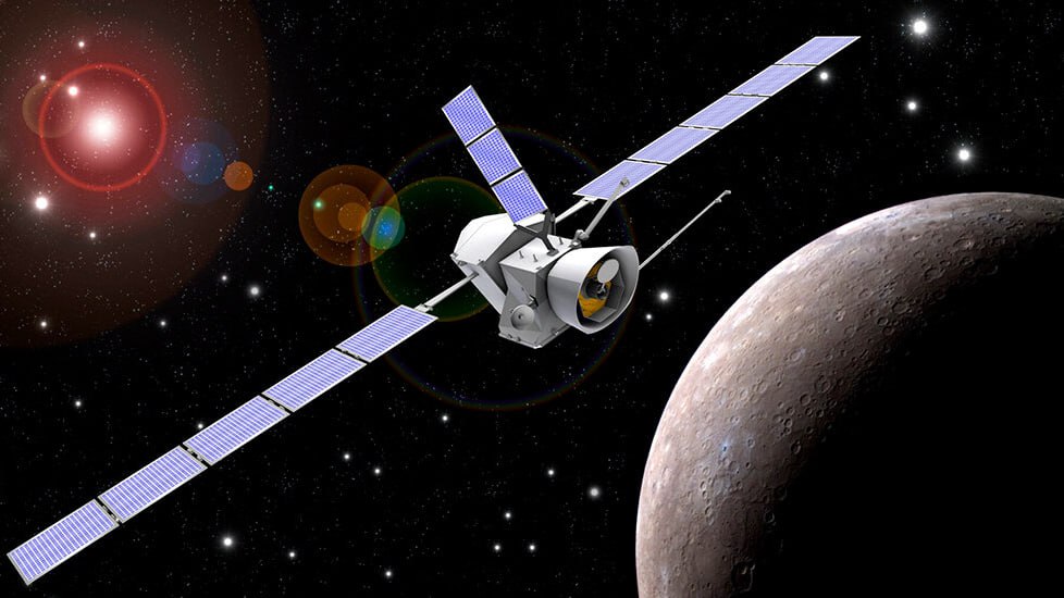 Зонд BepiColombo готовится к выходу на орбиту Меркурия