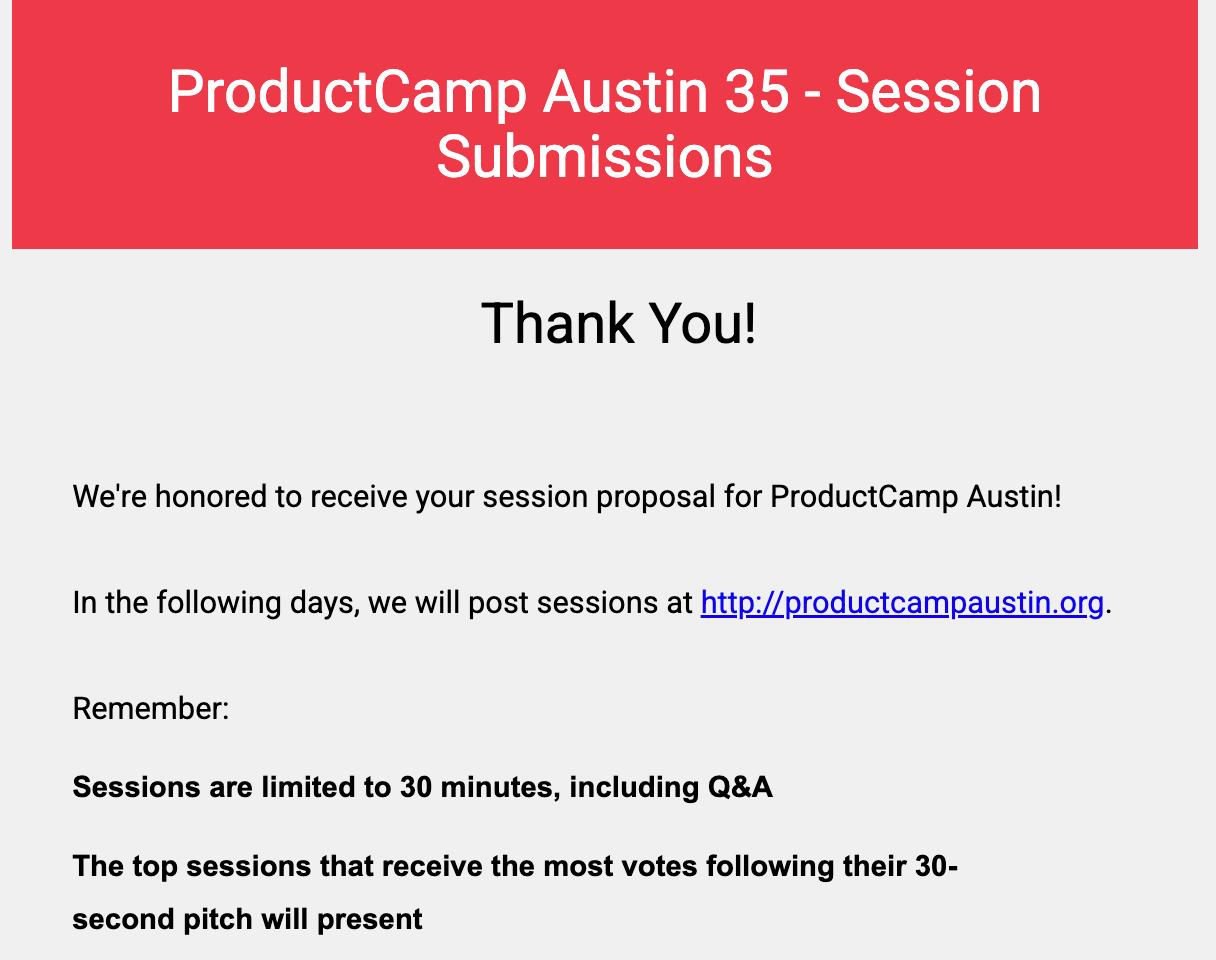 Участие в Product Camp с докладом о найме продакт-менеджеров
